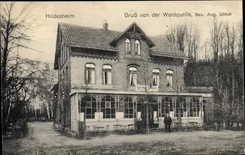 Ak Hildesheim in Niedersachsen, Gasthaus Waldquelle