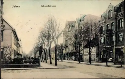 Ak Uelzen in Niedersachsen, Bahnhofstraße