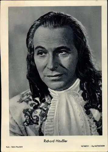 Ak Schauspieler Richard Häußler, Portrait