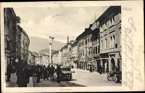 Ak Villach in Kärnten, Hauptplatz