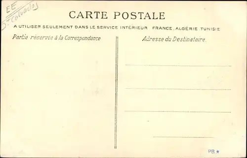 Ak Grandcamp les Bains Calvados, Arrivee d'un picoteux