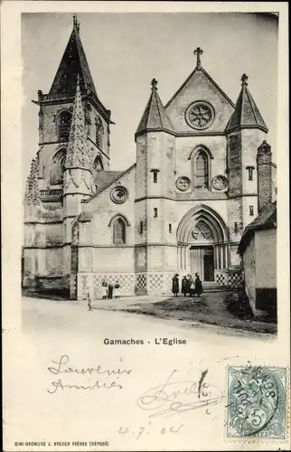 Ak Gamaches Somme, L'Eglise