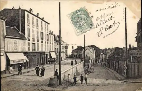 Ak Fontenay aux Roses Hauts de Seine, Straßenpartie