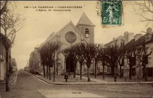 Ak La Varenne Chennevieres Val de Marne, L'Eglise de Chennevieres