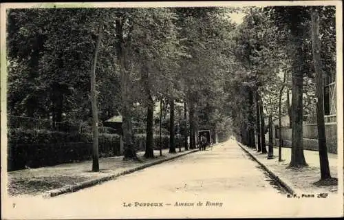 Ak Le Perreux Val de Marne, Avenue de Rosny