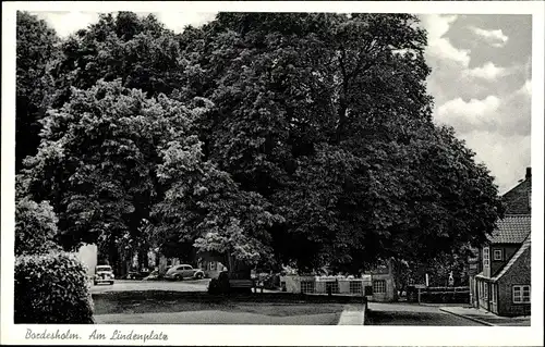 Ak Bordesholm in Schleswig Holstein, Lindenplatz, 600-jährige Linde