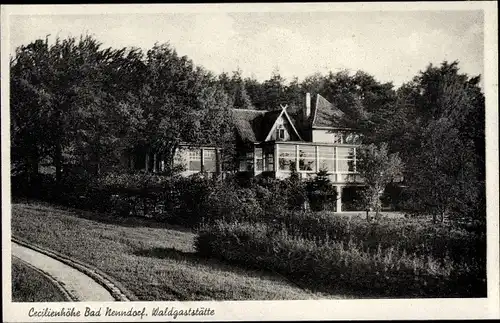 Ak Bad Nenndorf an der Weser, Waldgaststätte Cecilienhöhe