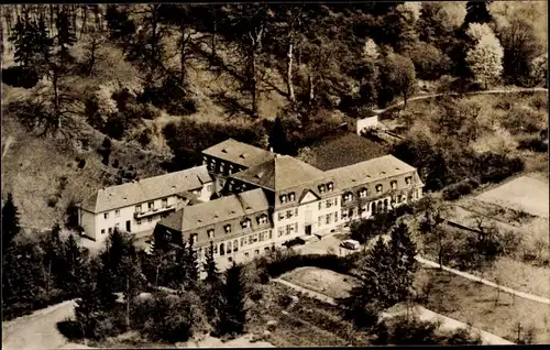 Ak Ehringshausen in Hessen, Kaiserin Auguste Victoria-Krankenhaus, Luftbild