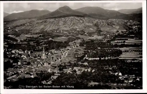 Ak Steinbach Külsheim in Tauberfranken Baden, Panorama, Yburg