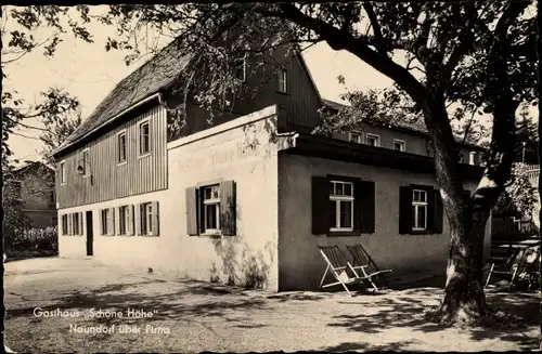 Ak Naundorf Struppen Sachsen, Gasthaus Schöne Höhe