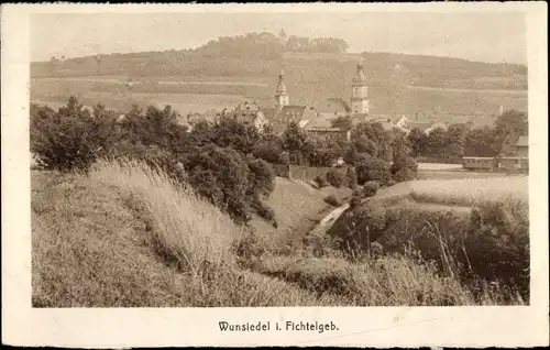 Ak Wunsiedel im Fichtelgebirge Oberfranken, Teilansicht