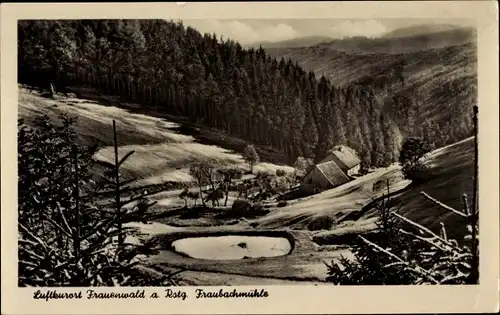 Ak Frauenwald im Thüringer Wald, Fraubachmühle