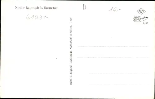 Ak Nieder Ramstadt Mühltal im Odenwald, Teilansicht