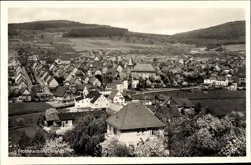 Ak Frohnhausen Dillenburg in Hessen, Gesamtansicht