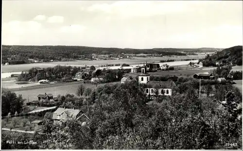 Ak Lödöse Schweden, Teilansicht