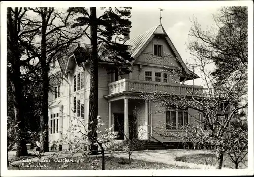 Ak Saltsjöbaden Schweden, Gästhem, Radiovillan