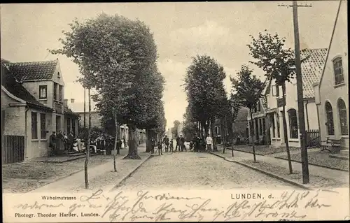 Ak Lunden in Dithmarschen, Wilhelmstraße