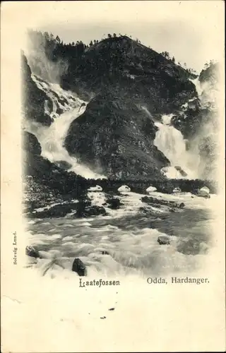 Ak Odda Hardanger Norwegen, Laatefossen