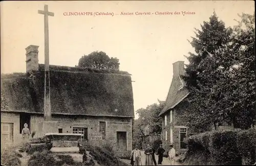 Ak Clinchamps Calvados, Ancien Couvent, Cimetiere des Moines