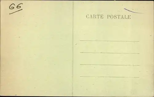 Ak Perpignan Pyrénées Orientales, La Poste, Straßenpartie mit Blick auf Post