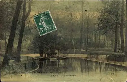 Ak Clichy Hauts de Seine, Parc Denain