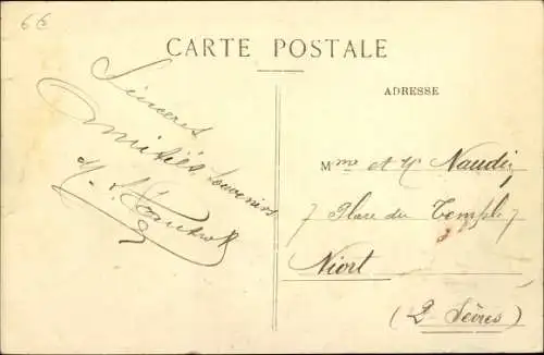 Ak Clichy Hauts de Seine, Place de la Republique, Le Parc Denain