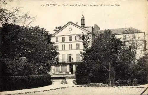 Ak Clichy Hauts de Seine, Etablissement des Soeurs de Saint Vincent de Paul