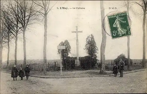 Ak L'Haÿ Val de Marne, Le Calvaire