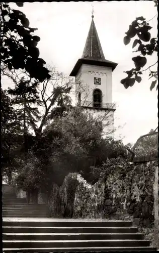 Ak Eberstadt Darmstadt in Hessen, Kirche, Treppen