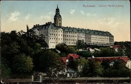 Ak Rudolstadt in Thüringen, Schloss Heideckskrug