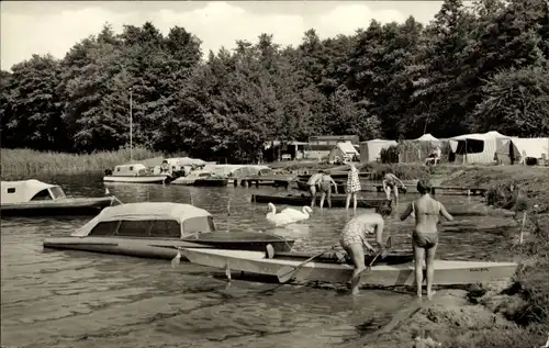 Ak Altenhof Schorfheide am Werbellinsee, Zeltplatz Süßer Winkel