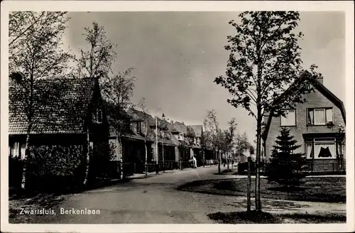 Ak Zwartsluis Zwartewaterland Overijssel, Berkenlaan