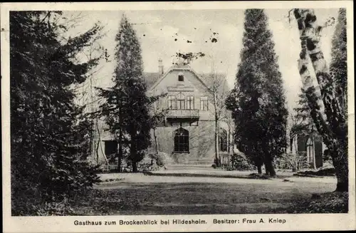 Ak Hildesheim in Niedersachsen, Gasthaus zum Brockenblick