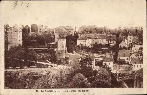 Ak Luxemburg, Les Tours du Rham