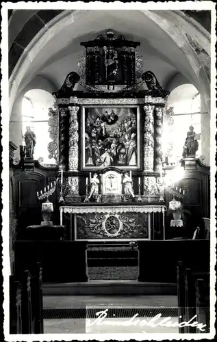 Foto Rindschleiden Luxembourg, Innenansicht der Kirche