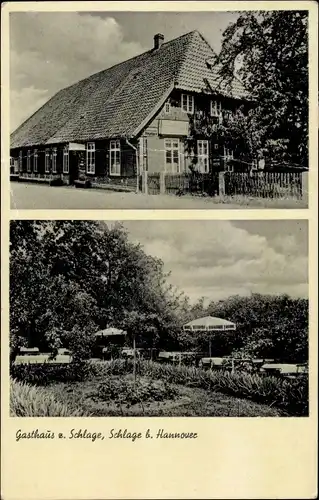 Ak Schlage Ickhorst Scherenbostel Wedemark, Gasthaus zum Schlage