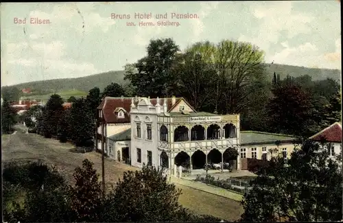 Ak Bad Eilsen Niedersachsen, Bruns Hotel