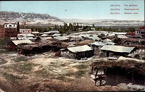 Ak Jericho Palästina, General View, Vue generale, Gesamtansicht