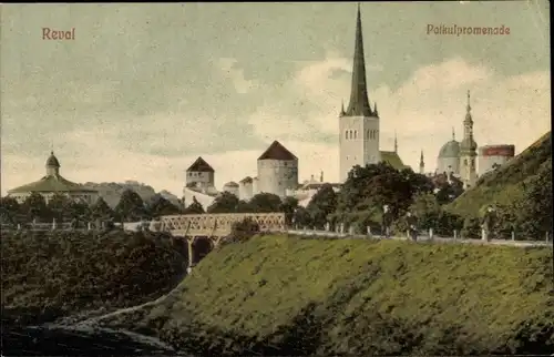 Ak Tallinn Reval Estland, Patkulpromenade