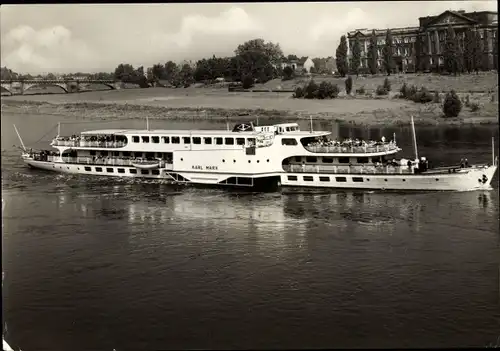 Ak Weiße Flotte, Luxusmotorschiff Karl Marx