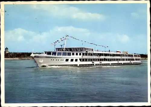 Ak Sowjetische Donau Dampfschifffahrt, Salondampfer Wolga