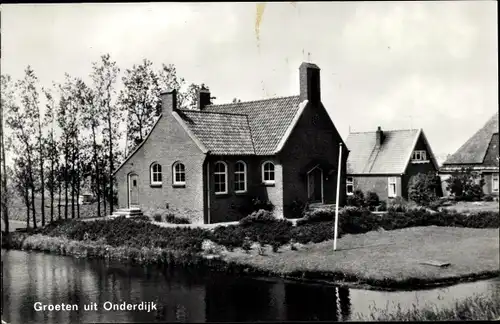 Ak Onderdijk Nordholland, Huis, Algemeen Zicht