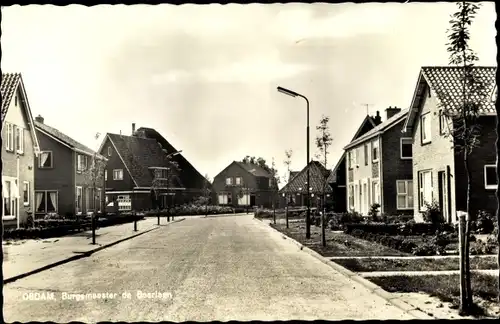 Ak Obdam Nordholland, Burgermeester de Boerlaan