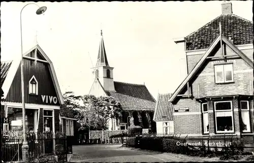 Ak Oostwoud Nordholland, Kerkebuurt