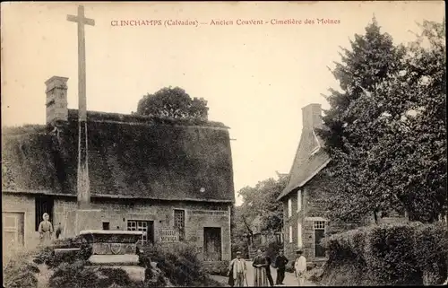 Ak Clinchamps Calvados, Ancien Couvent, Cimetiere des Moines