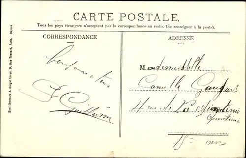 Ak Montdidier Somme, Rue Parmentier