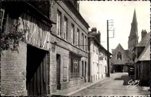 Ak Moyaux Calvados, Route de Lisieux