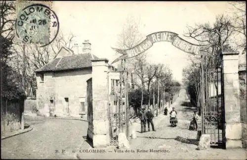 Ak Colombes Hauts de Seine, Villa de la Reine Henriette