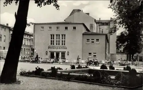 Ak Nauen im Havelland, Volksgarten