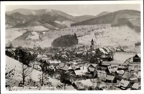 Ak Ottenhöfen im Schwarzwald, Ort im Winter